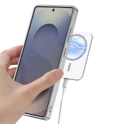 Samsung Galaxy S25 Ultra Crystal Ring Elite Leather Case