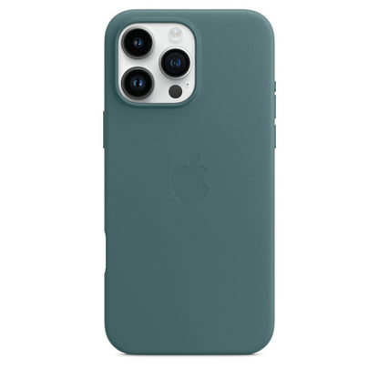 Apple iPhone 16 Pro Leather Back Cover Case - Pine Green