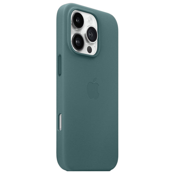Apple iPhone 16 Pro Max Leather Back Cover Case - Pine Green