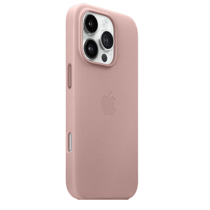 iPhone 16 Pro Max Leather Back Cover Case with MagSafe - Pink