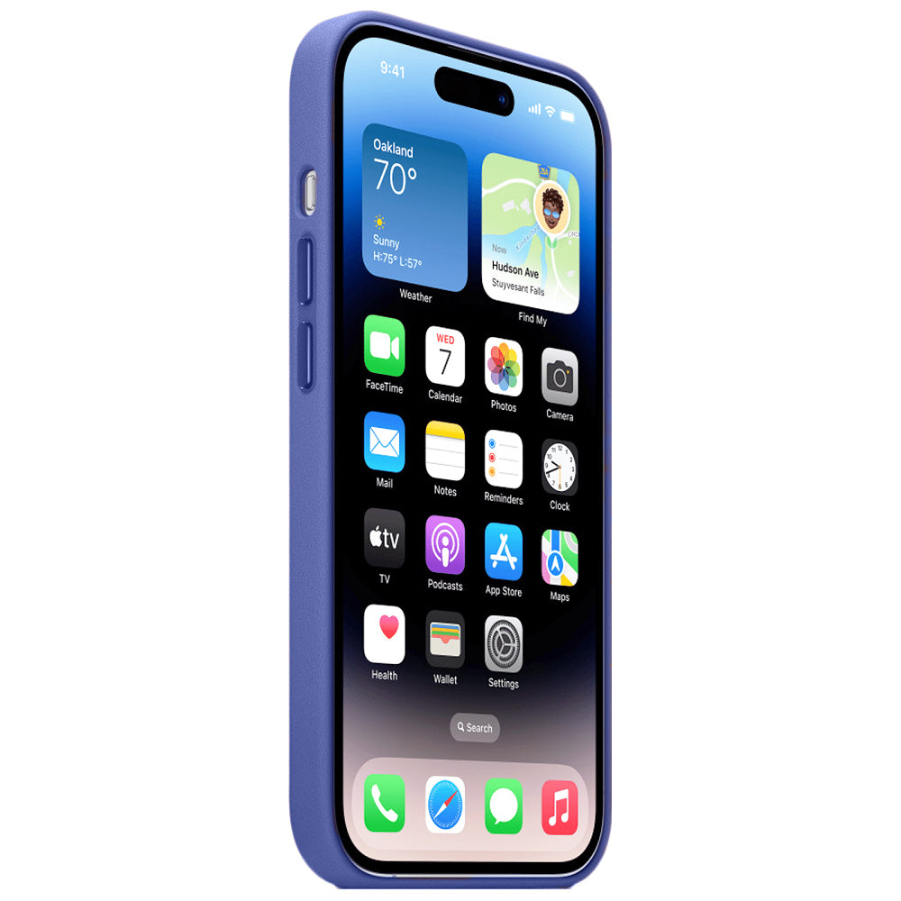 Apple iPhone 16 Pro Leather Back Cover Case - Lavender