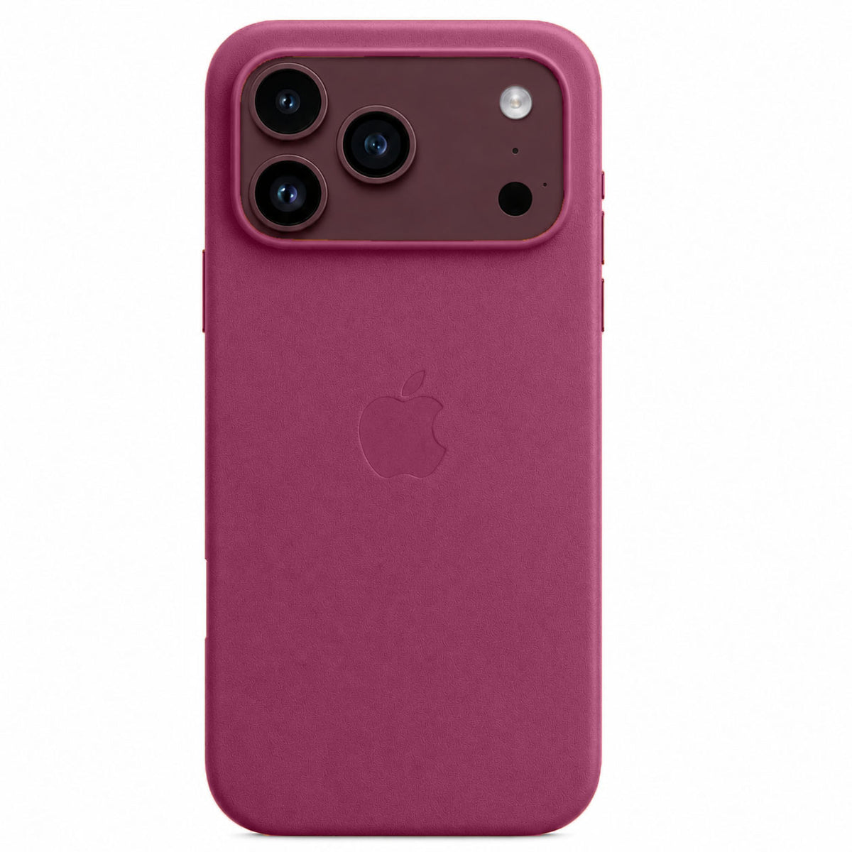 iPhone 18 Pro Leather Case with MagSafe & IC Animation - Mulberry