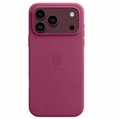 iPhone 18 Pro Leather Case with MagSafe & IC Animation - Mulberry