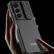 Galaxy Z Fold 5 Sliding Window Camera Protective Hard Shell Case - Black
