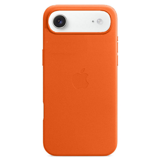 iPhone Air, iPhone 17 Air Leather Case with MagSafe - Orange