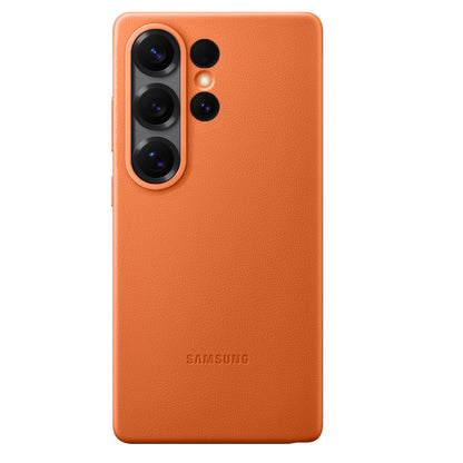 Samsung Galaxy S26 Ultra Kindsuit Leather Back Cover Case - Orange