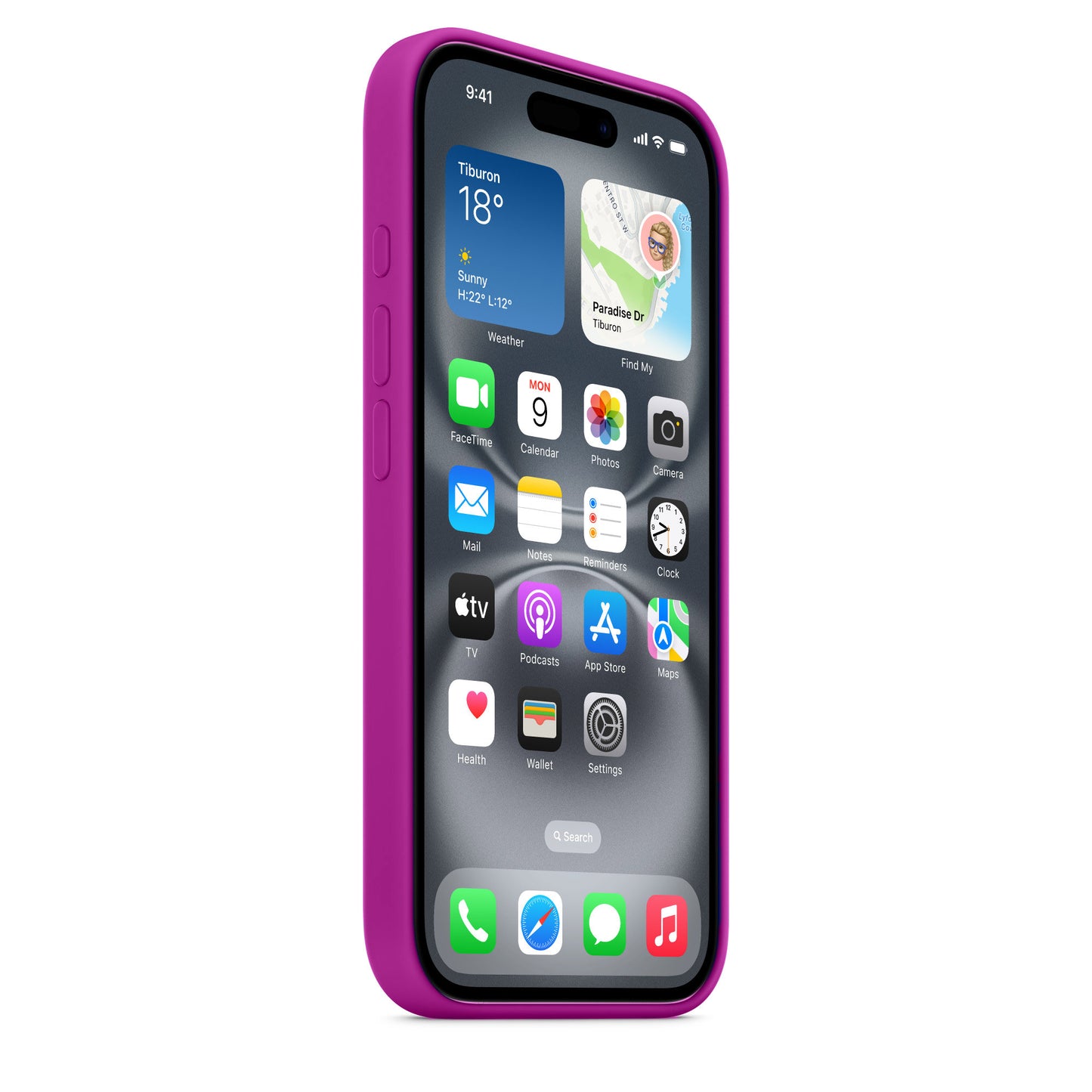 iPhone 16 Silicon Case with Magsafe - Pink