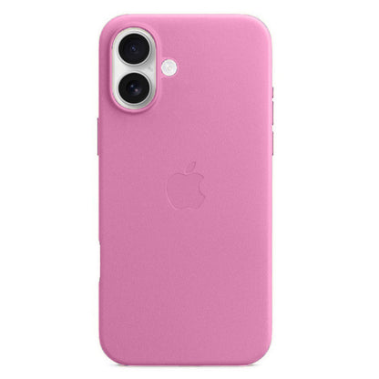 iPhone 17 Leather Case with MagSafe - Pink