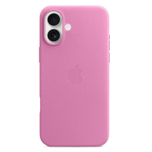 iPhone 17 Leather Case with MagSafe - Pink