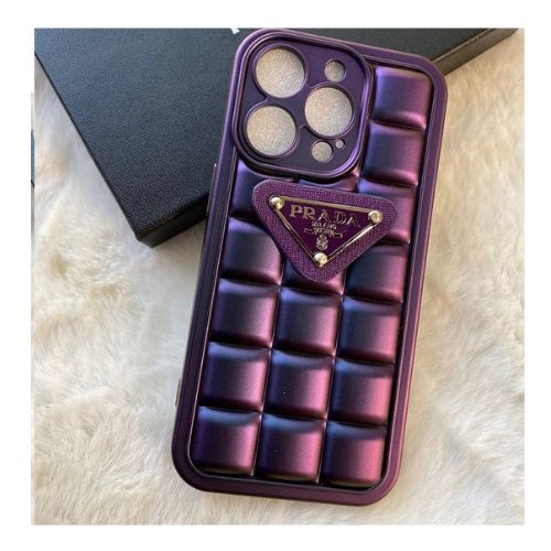 iPhone 14 Pro Luxury Premium Look Prada Soft Case – CASESILY