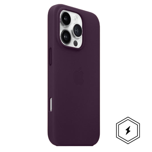 iPhone 16 Pro Max Leather Case with MagSafe - Purple