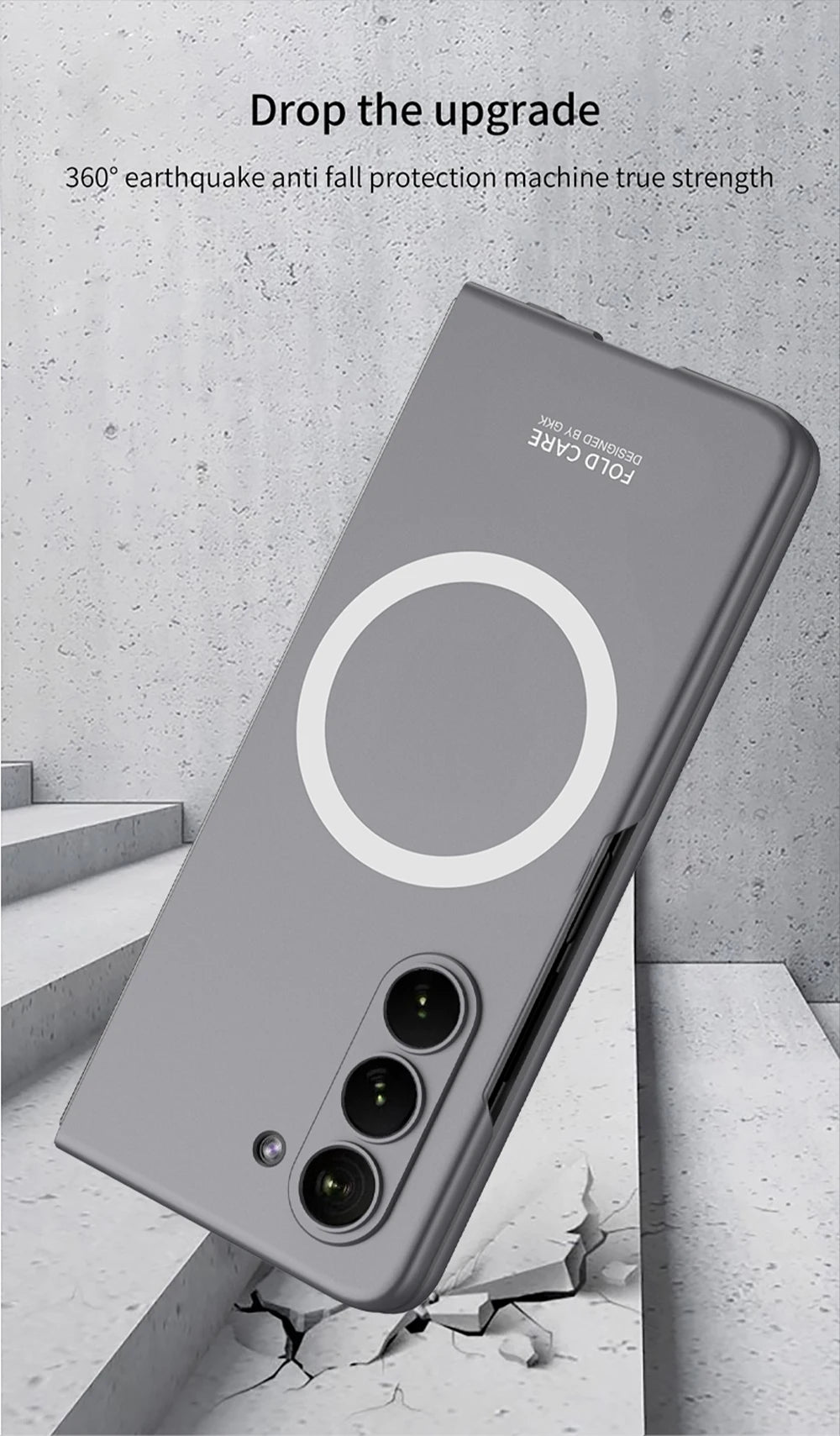 Samsung Galaxy Z Fold 5 Ultra Thin Matte Finish Case with Magsafe - Geen
