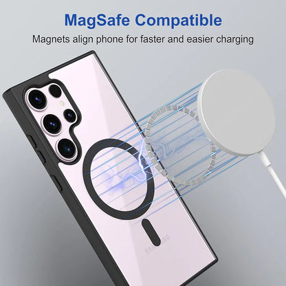 Samsung Galaxy S23 Ultra Super Slim Hybrid Case With Magsafe Black