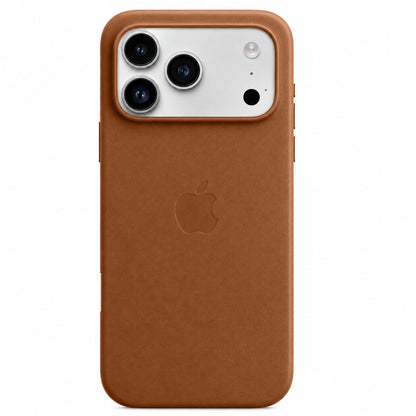 iPhone 18 Pro Max Premium Leather Style Case with MagSafe - Saddle