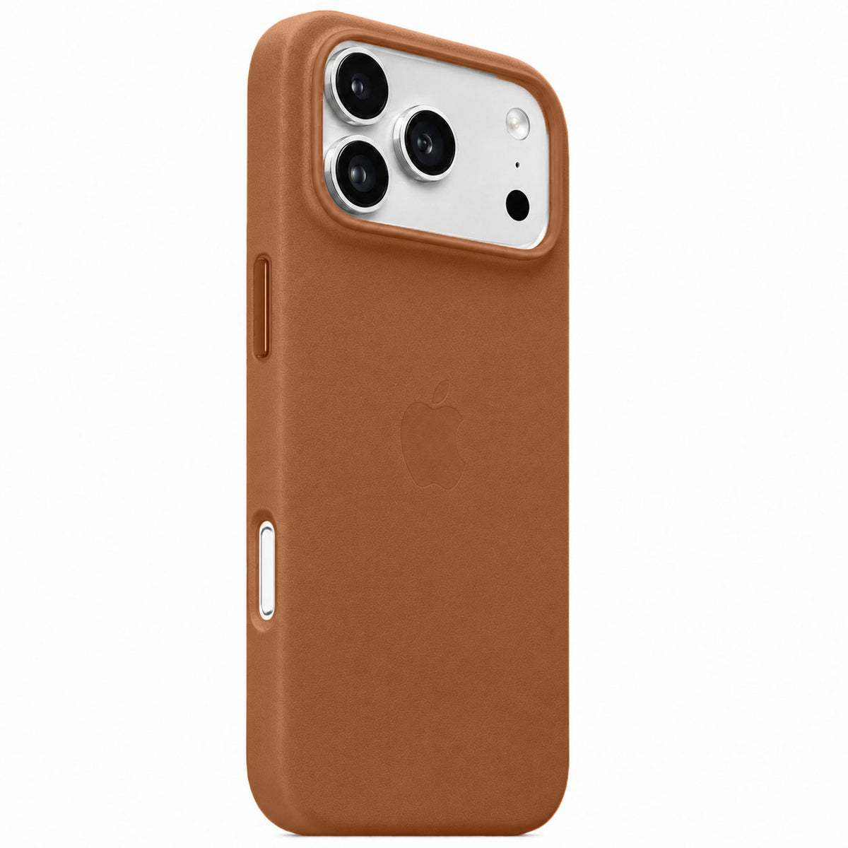 iPhone 18 Pro Premium Leather Style Case with MagSafe - Saddle