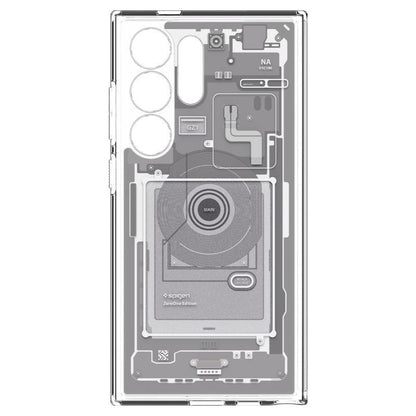 Samsung Galaxy S24 Ultra Zero One Hybrid Machine Shockproof Case - White