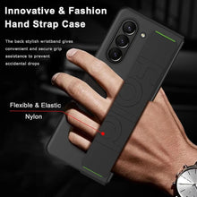 Samsung Galaxy Z Fold 6 Strap Holder Hard Shell Case - Black