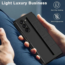 Samsung Galaxy Z Fold 6 Strap Holder Hard Shell Case - Black