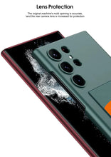 Samsung Galaxy S23 Ultra Slim Hard PC with Wrist Strap Holder Case Wine
