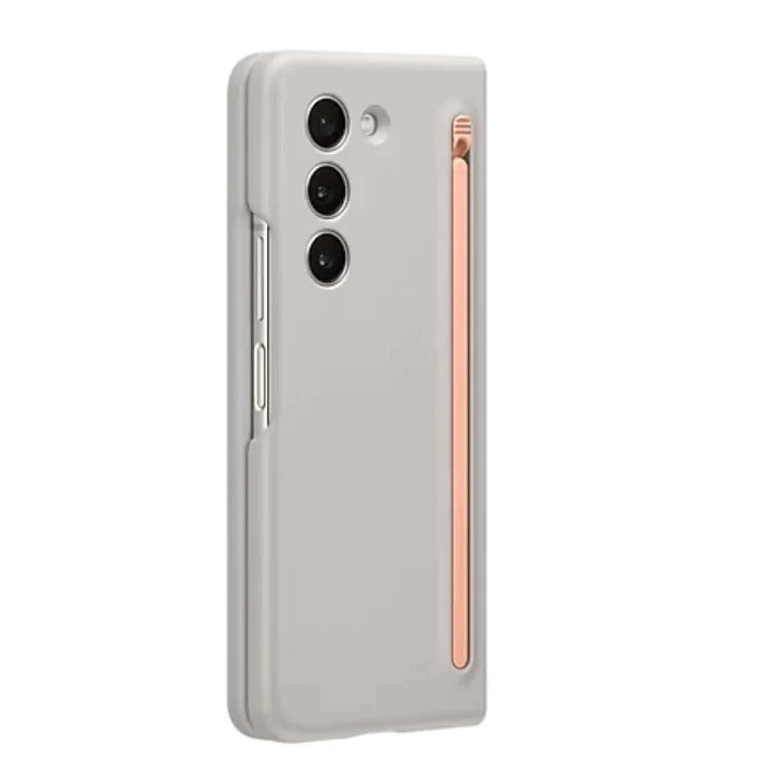Samsung Galaxy Z Fold 5 Skin Feel Slim Matte Case with Stylus - Sand