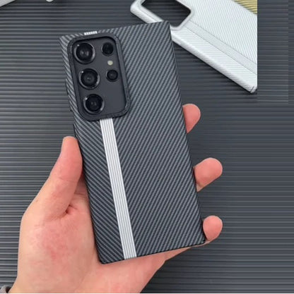 Samsung Galaxy S23 Ultra Daul Shade Carbon Fiber Aramid Kevilar Case