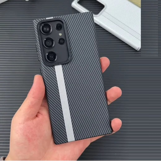Samsung Galaxy S23 Ultra Daul Shade Carbon Fiber Aramid Kevilar Case