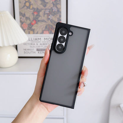 Samsung Galaxy Z Fold 5 Shockproof Case with Folding Protection - Smoke