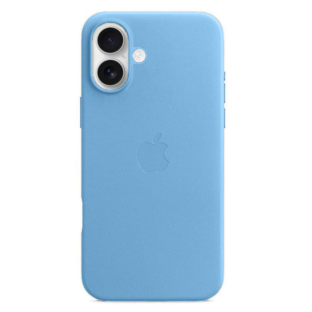iPhone 17 Leather Case with MagSafe - Sea Blue