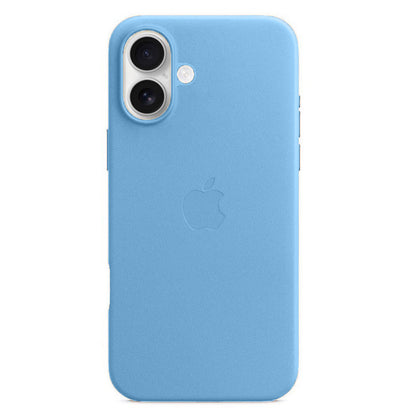 iPhone 17 Leather Case with MagSafe - Sea Blue