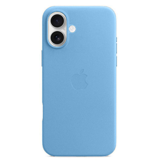 iPhone 17 Leather Case with MagSafe - Sea Blue