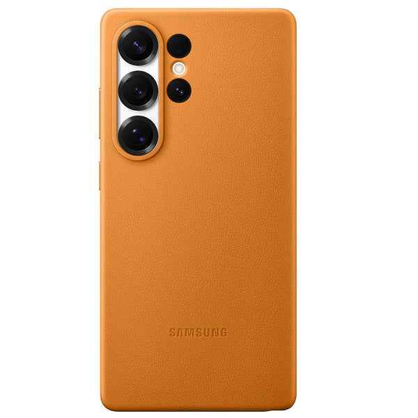 Samsung Galaxy S26 Ultra Kindsuit Leather Back Cover Case - Tan