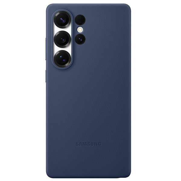 Samsung Galaxy S26 Ultra Leather Back Cover Case - Blue