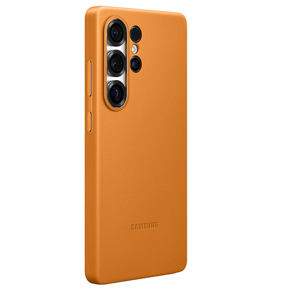 Samsung Galaxy S26 Ultra Kindsuit Leather Back Cover Case - Tan