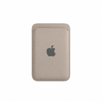 Silicone MagSafe Wallet – Slim Magnetic Card Holder for iPhone - Gray