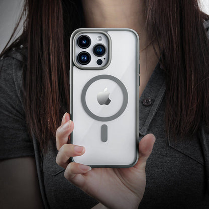 iPhone 15 Pro Max Ultra Hybrid Drop Proof Sleek Clear Case - Natural Titanium