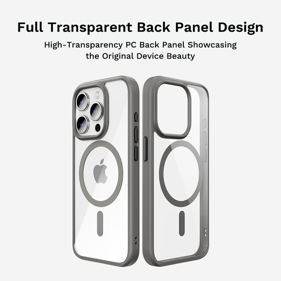 iPhone 15 Pro Max Ultra Hybrid Drop Proof Sleek Clear Case - Natural Titanium