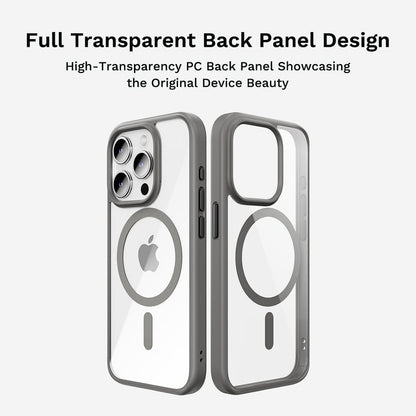 iPhone 15 Pro Max Ultra Hybrid Drop Proof Sleek Clear Case - Natural Titanium
