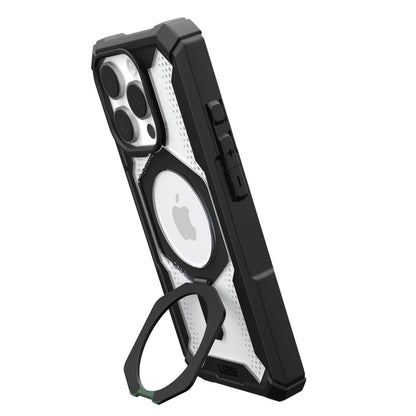 iPhone 16 Pro UAG Plasma XTE Armor Protective Case with Metal Magsafe Ring & Stand - ICE Clear