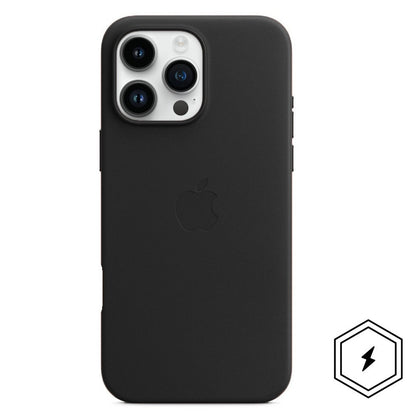 iPhone 16 Pro Leather Case with MagSafe - Black