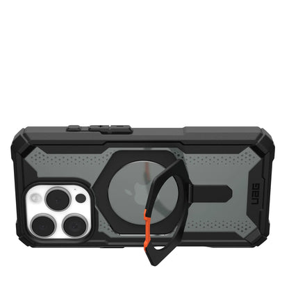 iPhone 16 Pro UAG Plasma XTE Armor Protective Case With Metal Magsafe Ring & Stand - Ash Black