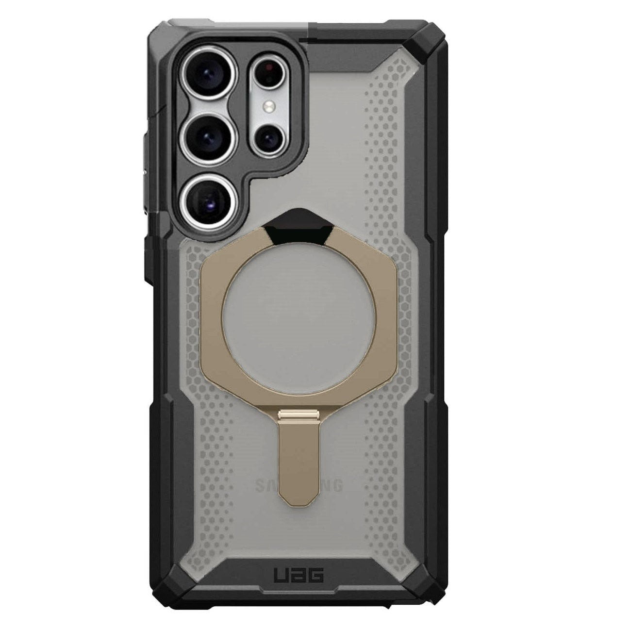 Samsung Galaxy S23 Ultra UAG Plasma XTE with MagSafe & Metal Kickstand - Smoke