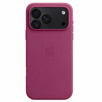 iPhone 18 Pro Leather Case with MagSafe & IC Animation - Mulberry