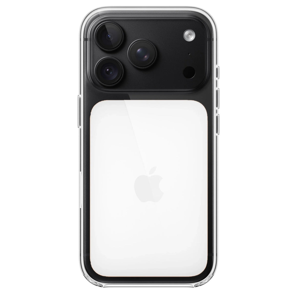 iPhone 18 Pro Clear Back Cover Case with Magsafe & Camer Control Button - Transparent