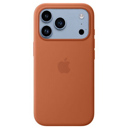 iPhone 18 Pro Silicone Back Cover Case with MagSafe & Camera Control Button - Terra Cotta