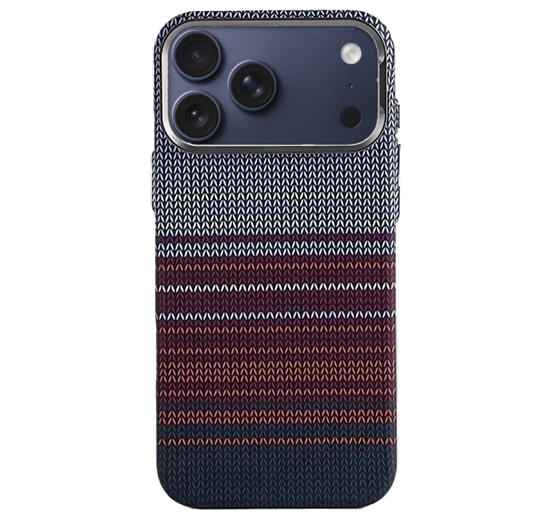 iPhone 17 Pro 0.8mm Ultrathin Carbon Fiber Texture Case with Magsafe - Blue