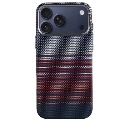 iPhone 17 Pro 0.8mm Ultrathin Carbon Fiber Texture Case with Magsafe - Blue