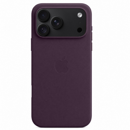iPhone 18 Pro Max Leather Case with MagSafe & IC Animation - Pruple