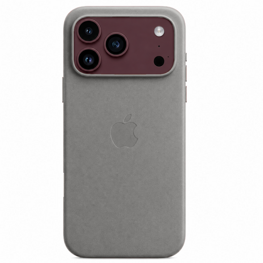 iPhone 18 Pro Max Premium Leather Style Case with MagSafe - Dark Gray