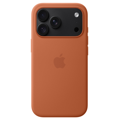 iPhone 18 Pro Silicone Back Cover Case with MagSafe & Camera Control Button - Terra Cotta