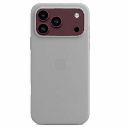 iPhone 18 Pro Max Premium Leather Style Case with MagSafe - Gray